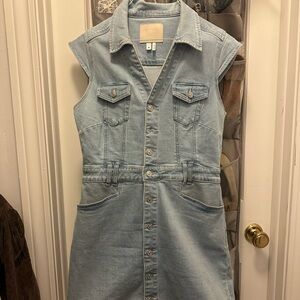 PAIGE Light Blue Denim Dress